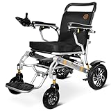 CONVYU XL Electric Wheelchairs for Adults - 600w Motors Folding Motorized Wheelchairs Support 340 LBS - 28+Miles Travel Range Electric Wheelchair -Power Wheelchair 2 * 12AH Batteries,Airline Approved