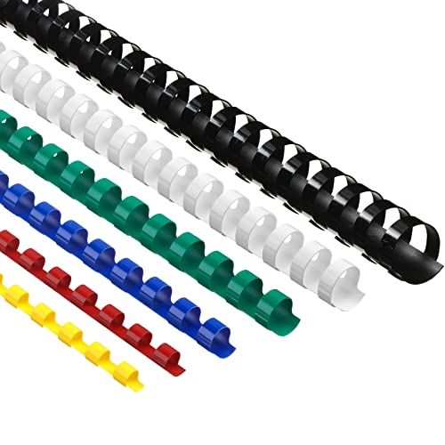 Yunsailing Plastikbinderücken 150 Stück mehrfarbig