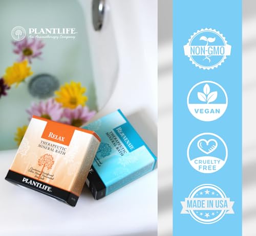 Plantlife Sore Muscle Therapy Bath Salts - Straight from The Plant Natural Aromatherapy Bath Salts - Balance, Calm, and Release Tension in The Body - Made in California 16 oz - Image 4