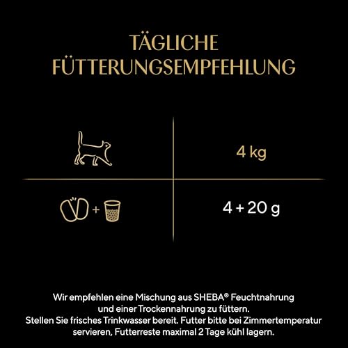 SHEBA Perfect PORTIONS Pastete für Katzen mit Lachs MSC-Zertifiziert 8 x 3 x (2 x 37.5g) = 225 g ( Verpackung wird aktualisiert ) 4