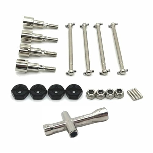 RC��������̎� For SCY SG116PRO SG116MAX 16101 16102 16103 16201Pro 1/16 �����A���~�j�E�����i�g�����X�~�b�V�����V���t�g�M�A RC ���i(Black)