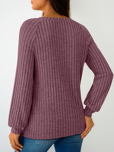 Image of LILLUSORY Womens Tops Long Sleeve Shirts Fall Lightweight Sweaters