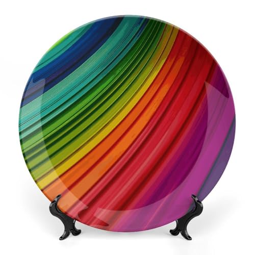 Plato decorativo de porcelana 10 pulgadas