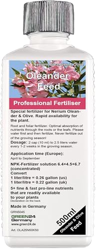 GREEN 24 Engrais laurier-rose liquide HIGHTECH NPK Engrais complet pour laurier-rose 500ml