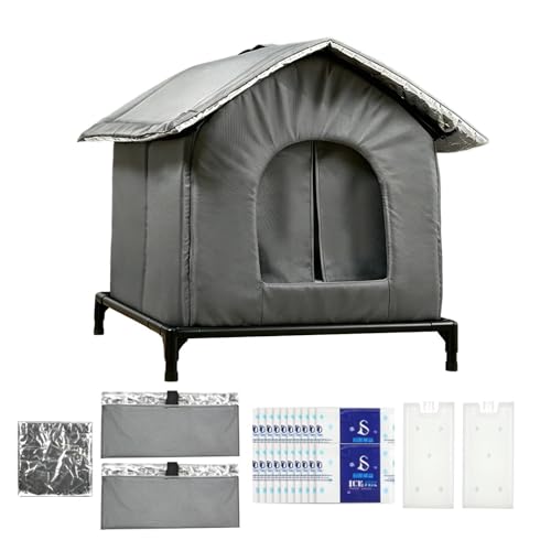 Maison de refroidissement pour chat double couche pliable intérieur extérieur - 2