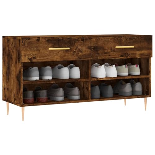 Banc à chaussures d'entrée meuble de rangement avec compartiment