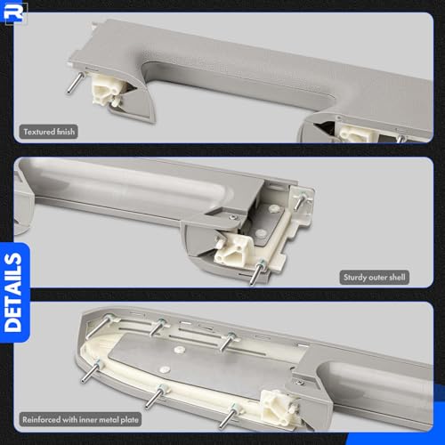 22818466 Front Left Driver Side Armrest Repair Kit Fit for Chevy Silverado 1500 2500HD 3500HD 2010-2014 For GMC Sierra 1500 2500 HD 3500 HD 2010-2014 Door Panel with Release Handle Below Armrest -Gray by RHAOCZIYAUTO - Image 8