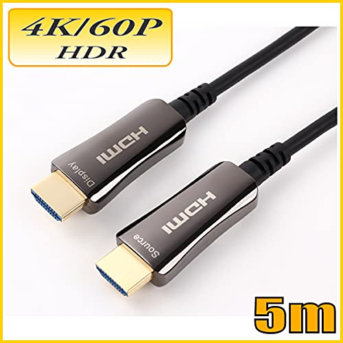 Amazon | HDMI 4K/60P HDR対応 光ファイバーHDMIケーブル 18Gbps