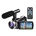 Camescope Caméscope FHD 1080P 24MP 18X Zoom Puissant Camecope Numerique Anti-tremblement avec Microphone Et Télécommande sans Fil Caméscope Caméra