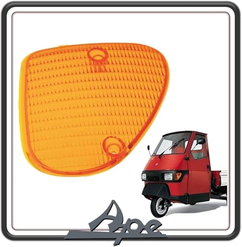 RICAMBIO ORIGINALE PIAGGIO Generico TRASPARENTE GEMMA PLASTICA VETRINO FRECCIA INDICATORE DI DIREZIONE ANTERIORE SINISTRA ARANCIO PER PIAGGIO APE 50 ORIGINALE PIAGGIO.