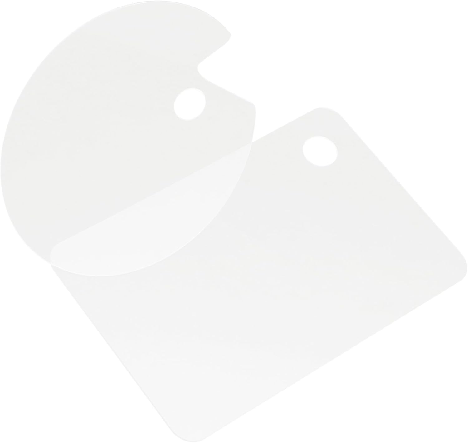 Artibetter 2pcs Acrylic Pigment Mixing Tray Watercolor Palette for Artists Oval Acrylic Paints