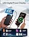 LILIO Portable Charger Power Bank，60,000mAh Battery Pack, 22.5W Power Bank Fast Charging with USB Cable, Phone Charger for iPhone 17/16/15/14/13 All Series/Samsung/Android, Camping Essentials, Black