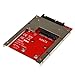 StarTech.com mSATA SSD to 2.5in SATA Adapter Converter - mSATA to SATA Adapter for 2.5in bay with Open Frame Bracket and 7mm Drive Height , TAA (SAT32MSAT257)