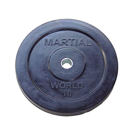 MARTIAL WORLD マーシャルワールドラバープレート 10kg×2枚枚 Amazon | [マーシャルワールド] ラバープレート穴径28mm 10.0kg