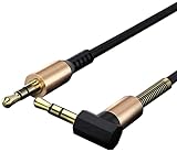 Non applicable Cable Jack/Jack Accordeon pour IPHONE 13 Mini Voiture Musique Audio Double Jack Male 3.5 mm Universel (Or)