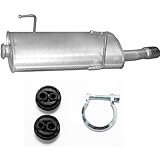 Auspuff mit E-Zeichen Auspuff Endschalldämpfer + Montagezubehör Neu(passend für das angegebene Fahrzeug ,siehe Artikelbeschreibung)