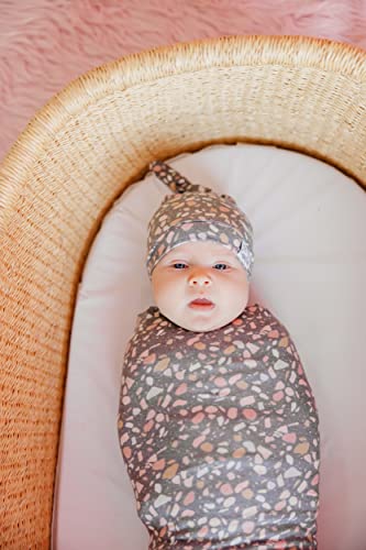 Image of Copper Pearl Swaddle Blankets for Newborns | Soft Stretchy Receiving Blankets for Boys and Girls | Large 46 x 46 Inch Baby Blankets | Lightweight and Breathable Swaddles | Gemini