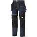 Produktbild Snickers Arbeitshose "Flexiwork" mit Holstertaschen Größe in 1 Stück, 54, marineblau/Schwarz, 69029504054