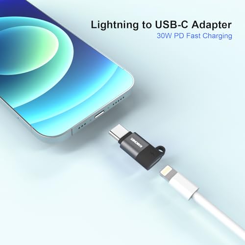 Adaptador Lightning a USB-C con carga rápida PD 30W para exprimir tu iPhone 16 Pro 2