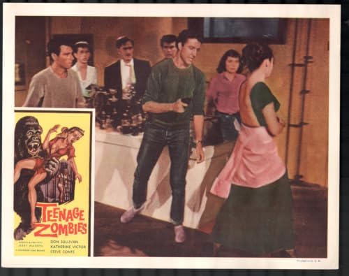 MOVIE POSTER: Teenage Zombies Lobby Card 11×14 Don Sullivan Jay Hawk image 2
