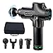 Produktbild Massagepistole,Massagegerät,mit LED-Anzeige und 4 Massageköpfen, Handmassagegerät Elektrische Deep Tissue Massage Gun mit 30 Geschwindigkeiten,Super Silent,Schmerzlinderung Körper Entspannen