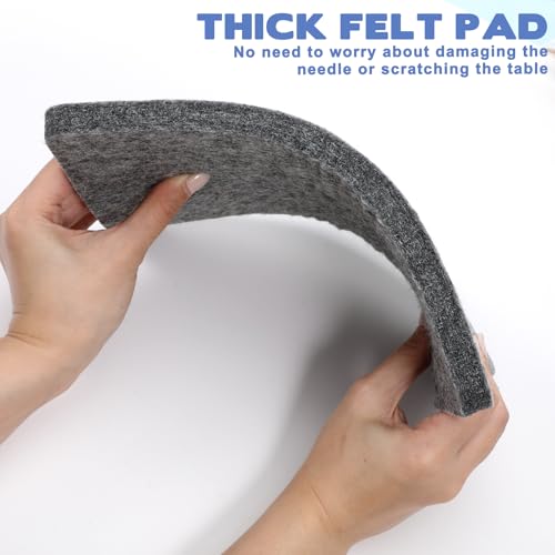 Needle Felting Pad, 8x10 Inch Grey Felt Pad Thick and Firm Needle Felting Mat for Any Wool Felting Making Supplies