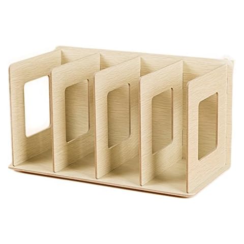 Organizador de madera para CD y DVD Fokom Cover