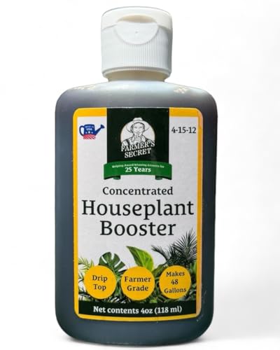 Farmer's Secret Houseplant Booster (4oz) - Super Concentrated, Makes 48