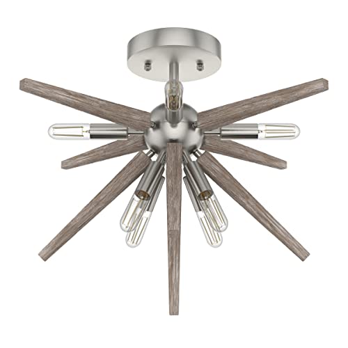 Ventilateur de plafond encastré Hunter Jupiter Star 19348 nickel