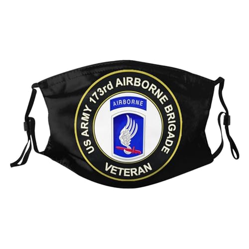 Army 173rd Airborne Brigade Adult Dust Mask Adjustable Dust Face with 2 Filter