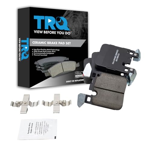 TRQ Rear Ceramic Disc Brake Pad Set for BMW 2 3 4 Series M2 M3 M4 Active3 i8