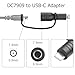 YAODHAOD DC7909 auf USB-C Adapter PD 100W 2PCS, eingebauter Chip DC7909 Weiblich auf Typ C Adapter für Jackery 100Plus, 240Plus, 300Plus Solar Panel RV Portable Power Station