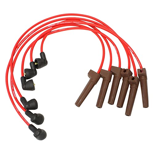 Pertronix 806420 Flame-Thrower Red 8Mm Spark Plug Wire For 6-Cylinder Ranger 05-10 Mustang 4.0L #TOP13