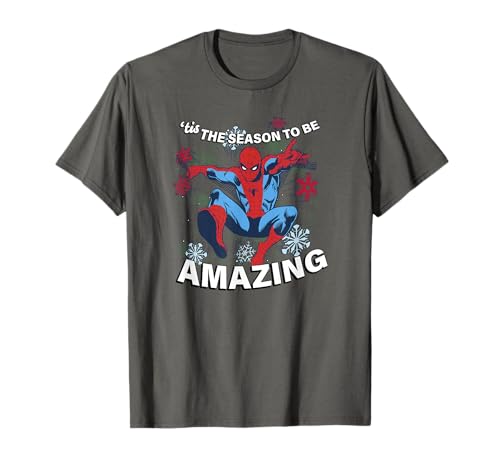 T-shirt Spider-Man de Noël fini le pull qui gratte pour le réveillon Marvel
