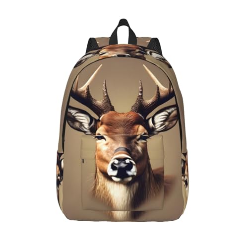 Mochila de senderismo y fin de semana con diseño de ciervo para mujeres activas