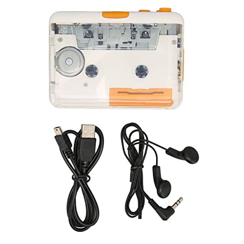 Portable Cassette Player, Cassette Audio Player Tape to MP3 Converter Compatible with Laptops Computer, Convert Mixtapes/Tape Cassettes to for /MP3 by ASHATA - Used condition - Image 5