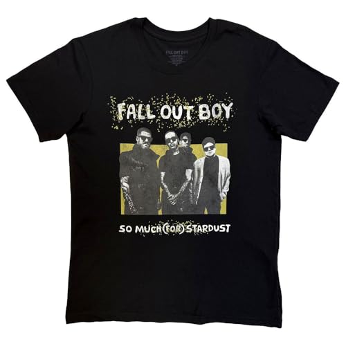 T-shirt Fall Out Boy coupe unisexe confortable album So Much for Stardust