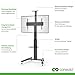 conecto TV Ständer Standfuß rollbar 37-70 Zoll für viele Fernseher/Monitore I Mit Rollen höhenverstellbar/schwenkbar... I Modell LM-FS02G