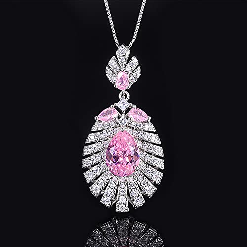 Collier quartz rose et tourmaline verte 11x15mm en pierres naturelles