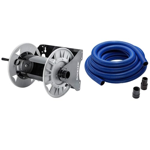 Dust Right Shop Vacuum Hose Reel & Rockler 40’ Heavy-Duty