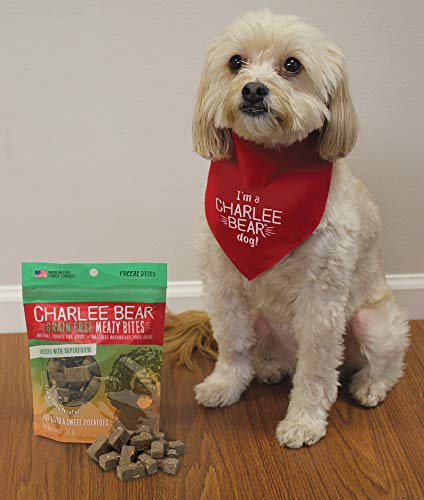 Charlee Bear Meaty Bites Dog Treats, Beef Liver & Sweet Potatoes, 2.5Oz #TOP1
