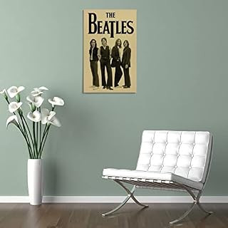 YUHINN Poster vintage The Beatles – Peinture murale décorative sur toile – Décoration moderne pour chambre à coucher… - Les Beatles, Paul McCartney, John Lennon, RIngo Starr, George Harrison YUHINN Poster vintage The Beatles - Peinture murale décorative sur toile - Décoration moderne pour chambre à coucher… – Image 5