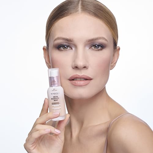 Deborah Milano - Skin Booster Mat Fondotinta In Siero Spf 15, N.5 Tan, Energizzante E Illuminante, Con Vitamina C, Effetto Naturale, Uniforma L'incarnato, 30 Ml - 5