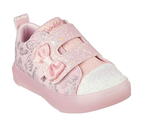 Shinmax Light Up Shoes Skechers Girls Twinkle Sparks Ice-Heather – Light-Up Sneakers, Cushioned Comfort, Flexible Sole,...