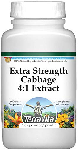 Extra Strength Cabbage 4:1 Extract Powder (1 oz, ZIN: 513800) - 2 Pack