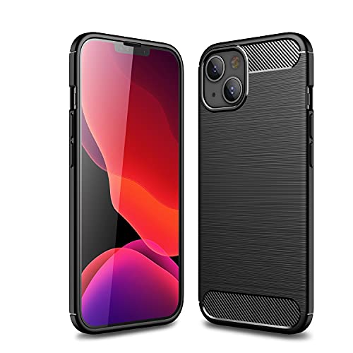 Coque pour iPhone 13 fibre de carbone idéale pour le bureau et les trajets