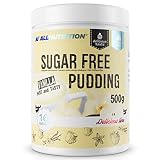 ALLNUTRITION Zuckerfreier Vanillepudding Dessert Muskel- und Masseerhaltungsdiät Gewichtsverlust Hoher Proteinanteil 500g