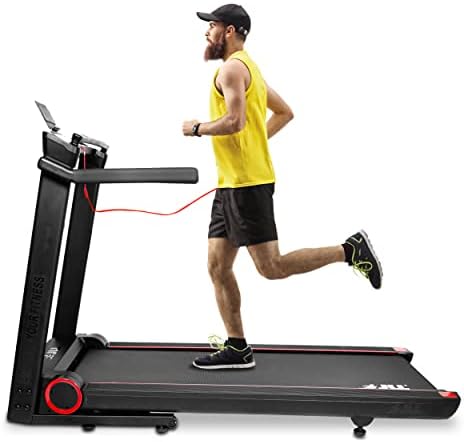JLL T550 Digital Home Treadmill, 2023 Digital Control 4.5HP Motor, 20 Incline Levels,0.3km/h to 20km/h, Folding Treadmill, 30 Programmes, Bluetooth & Speakers, 2-Year Parts & Labour,5-Year Motor Cover