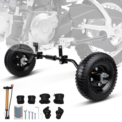Image of Dirt Pit Bike Training Wheels Adjustable Universal for CRF50 TTR 50 110 90 PW50 MX350 MX125 MX400 MX500 XR50 CRF125F SYX 50cc-125cc SX 50 Mini Bike Motorcycle