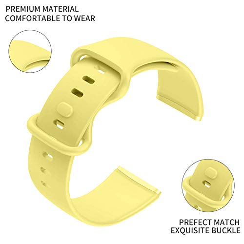FunBand Compatible with Bands Fitbit Versa 3 / Versa 4 / Sense 2 Strap, Soft Silicone Fitness Sports Replacement Wrist Strap Bracelet for Fitbit Versa 4 / Versa 3 / Sense 2 Smart Watch (3 Pack) - Image 2